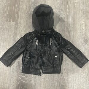 12 month faux leather Moto jacket